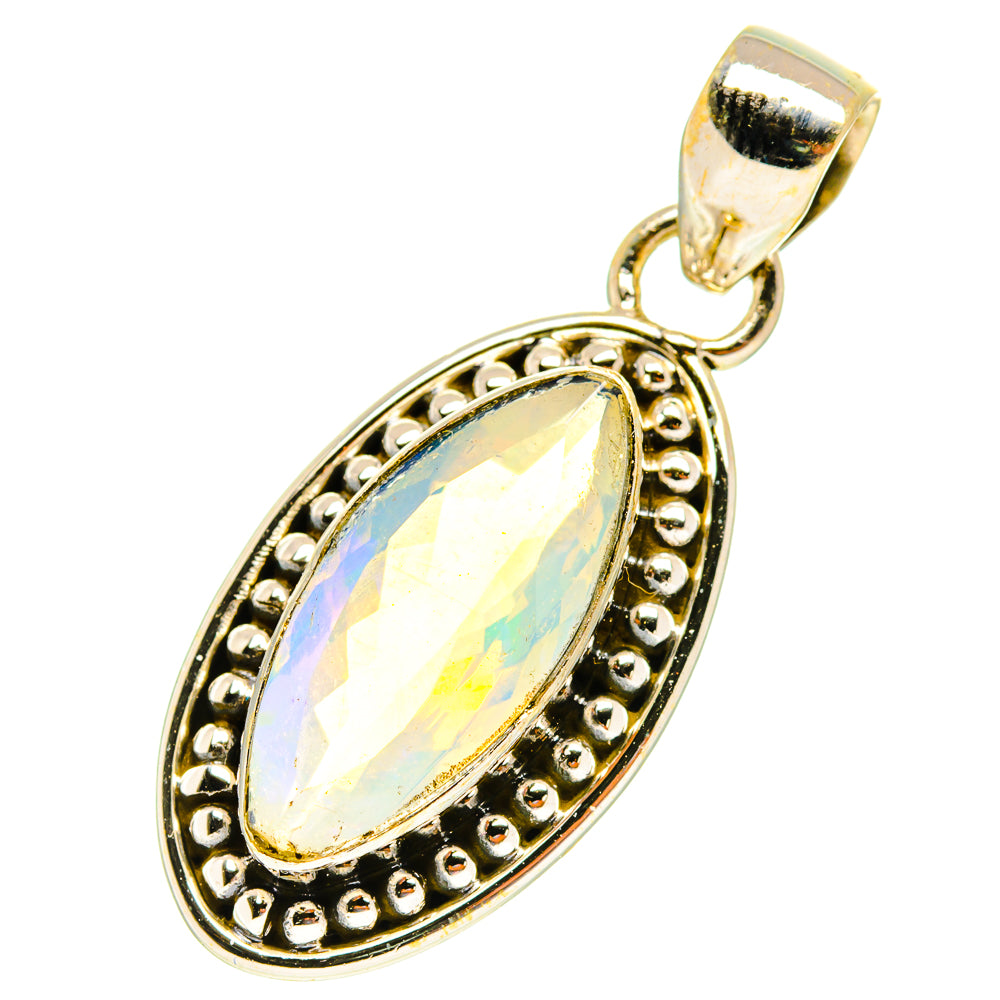 Ethiopian Opal Pendants handcrafted by Anasilvercos - PD3150