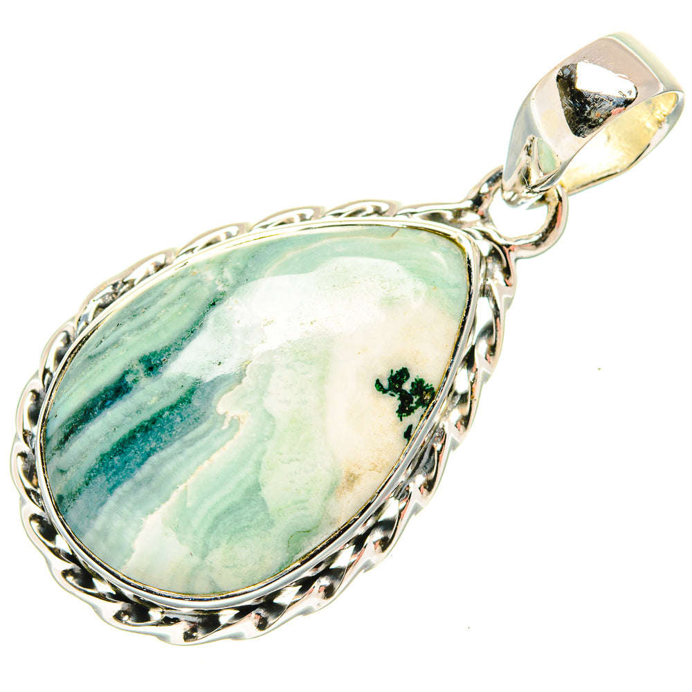 Moroccan Agate Pendants handcrafted by Anasilvercos - PD31506 - Photo 2
