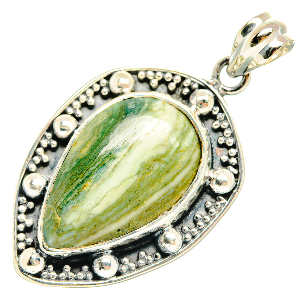 Picasso Jasper Pendants handcrafted by Anasilvercos - PD31521 - Photo 2