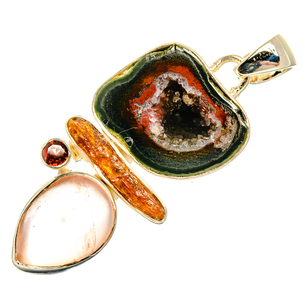 Desert Druzy Pendants handcrafted by Anasilvercos - PD31538 - Photo 2