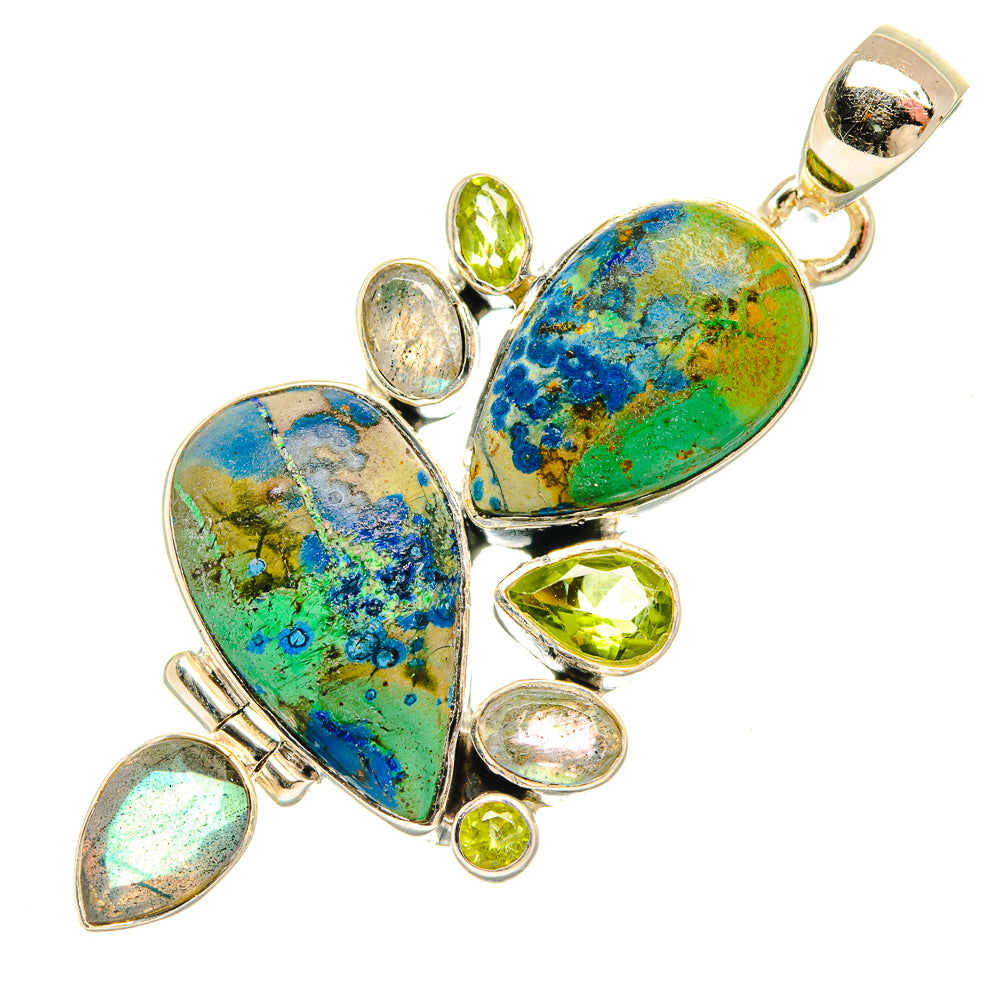 Mexican Fire Opal Pendants handcrafted by Anasilvercos - PD31544 - Photo 2