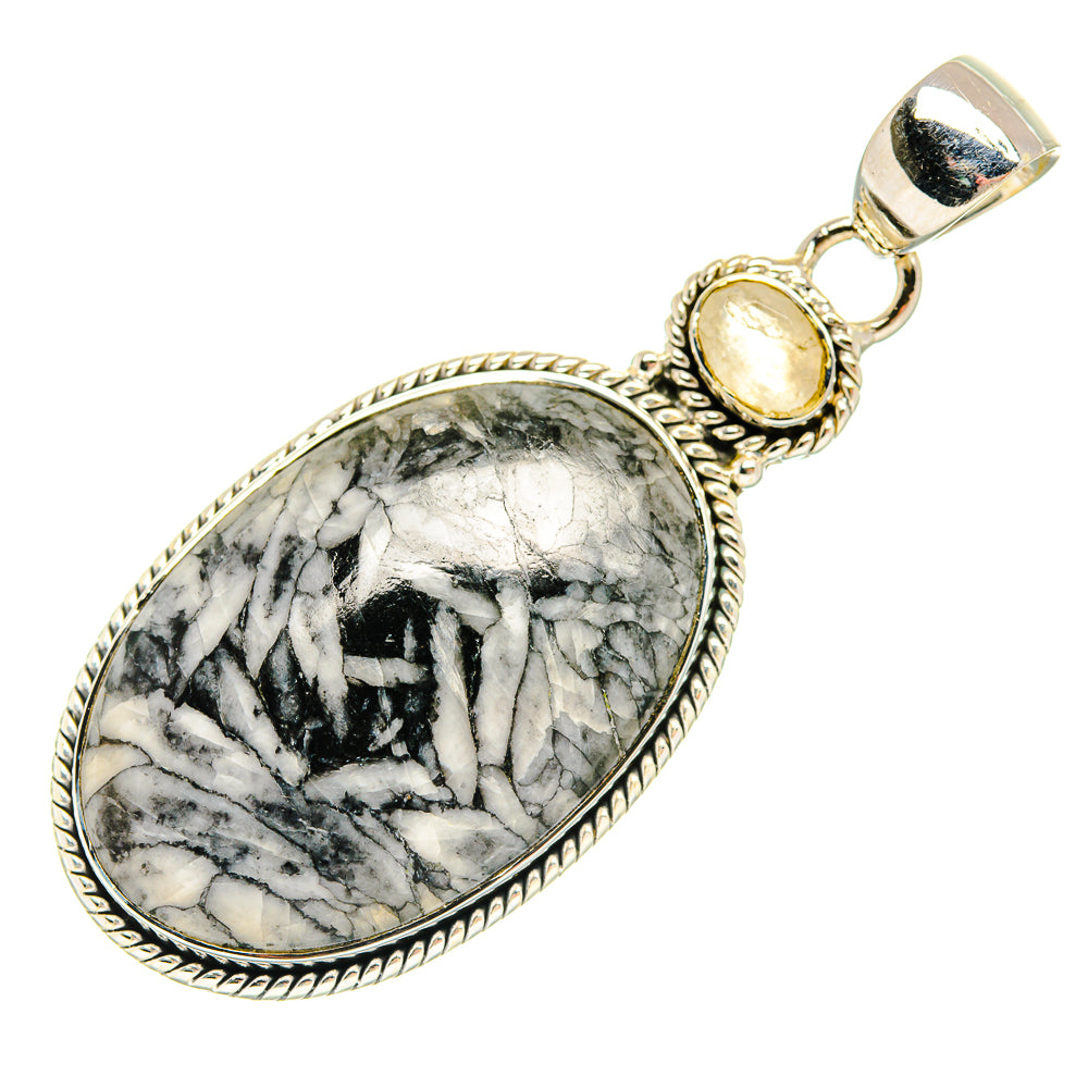 Botswana Agate Pendants handcrafted by Anasilvercos - PD31546 - Photo 2