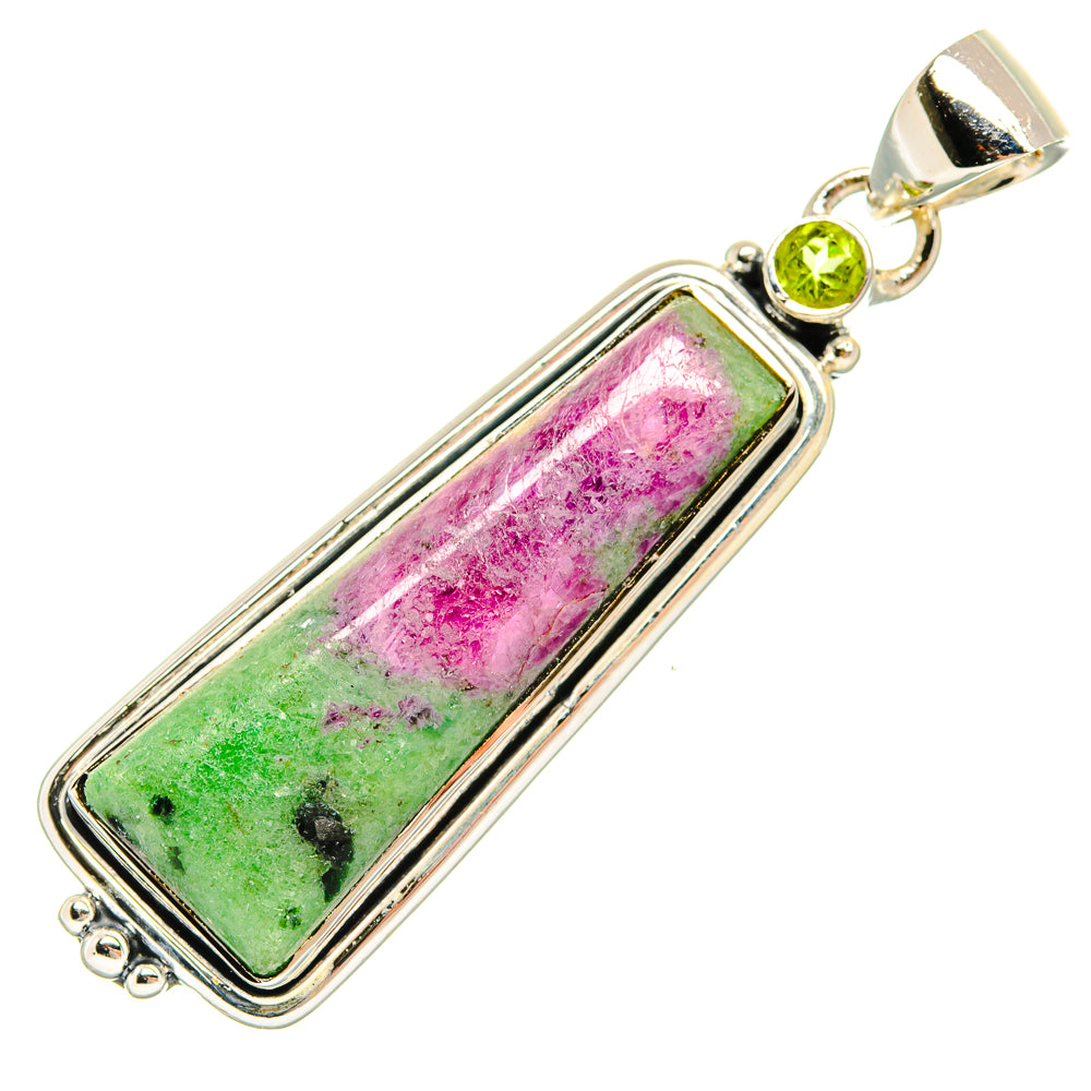 Australian Green Opal Pendants handcrafted by Anasilvercos - PD31550 - Photo 2
