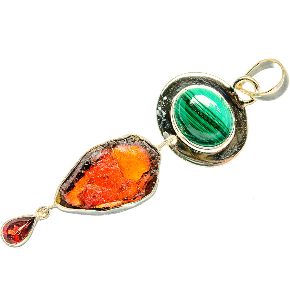 Thulite Pendants handcrafted by Anasilvercos - PD31559 - Photo 2