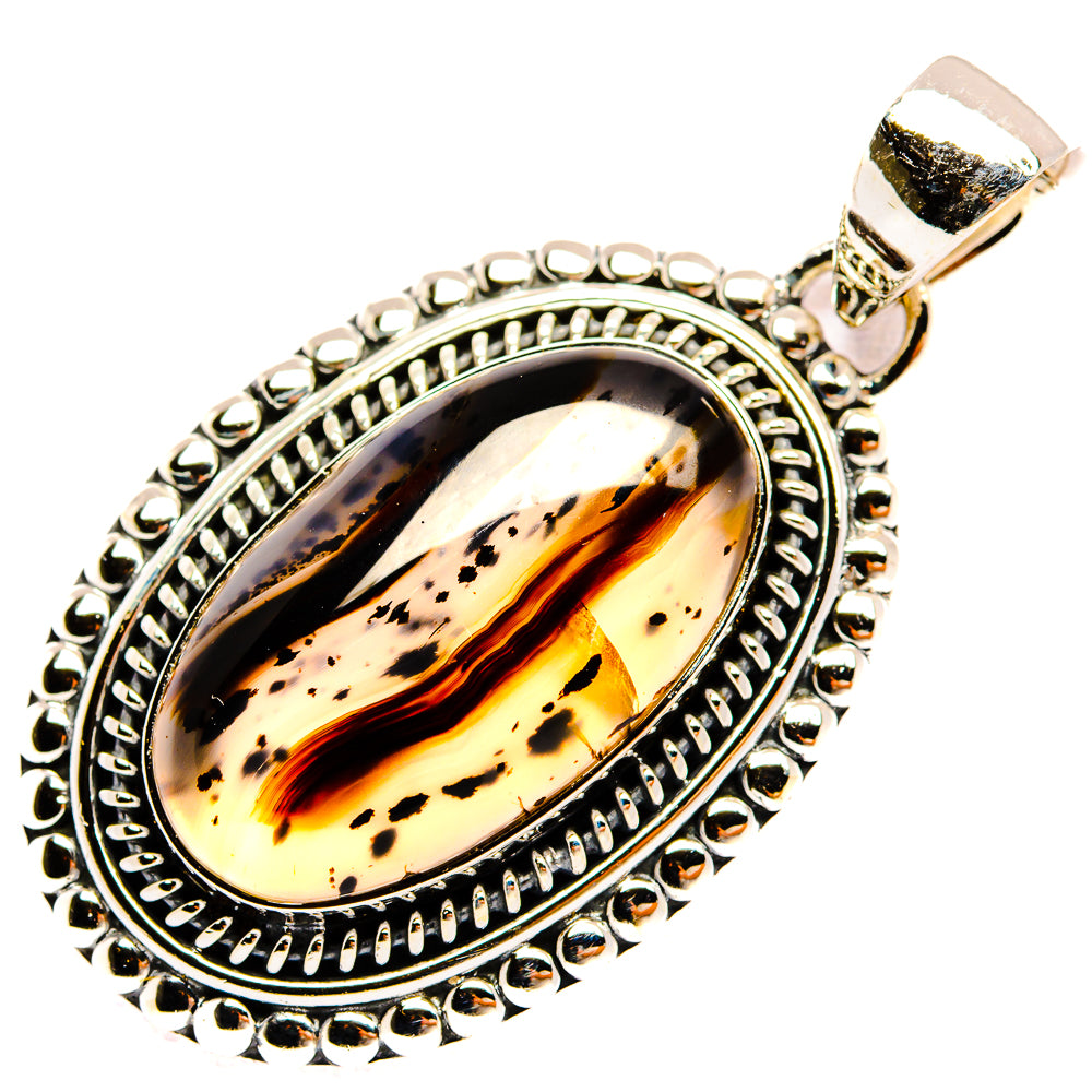 Scenic Dendritic Agate Pendants handcrafted by Anasilvercos - PD31564 - Photo 2