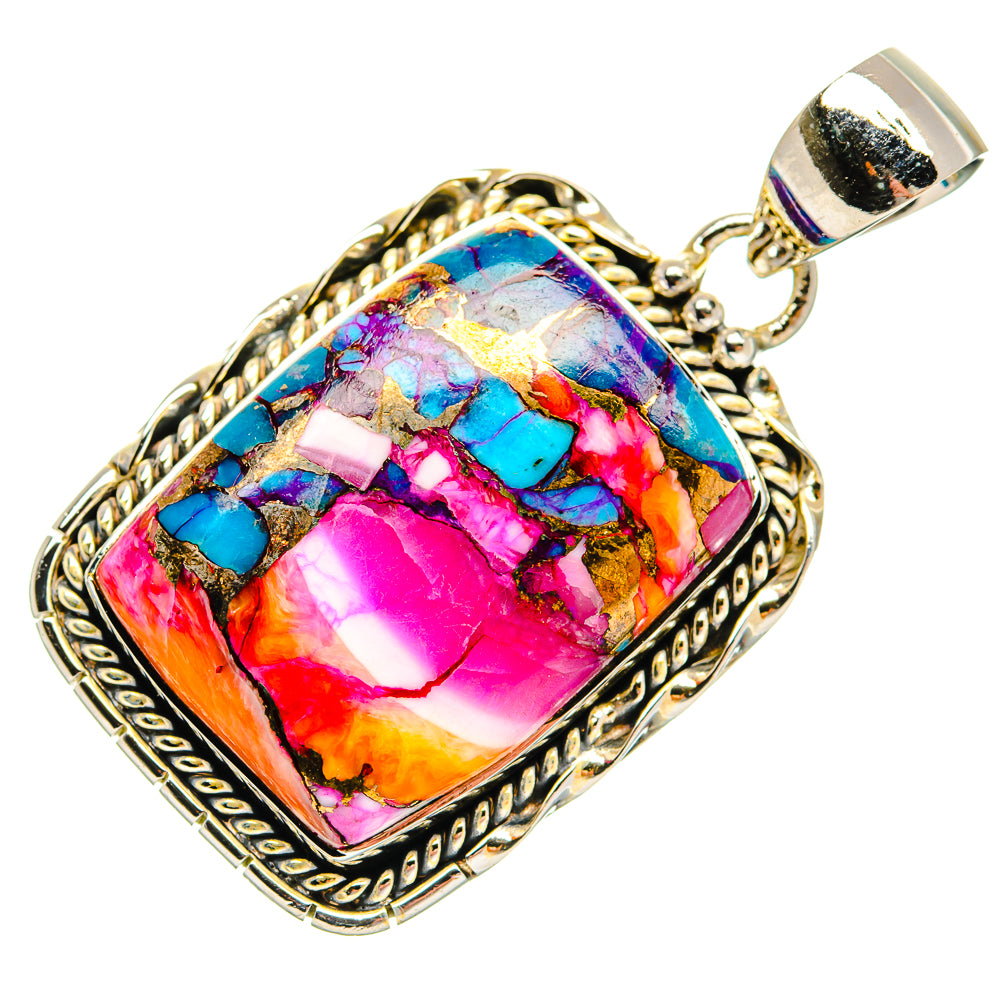 Ethiopian Opal Pendants handcrafted by Anasilvercos - PD31637 - Photo 2