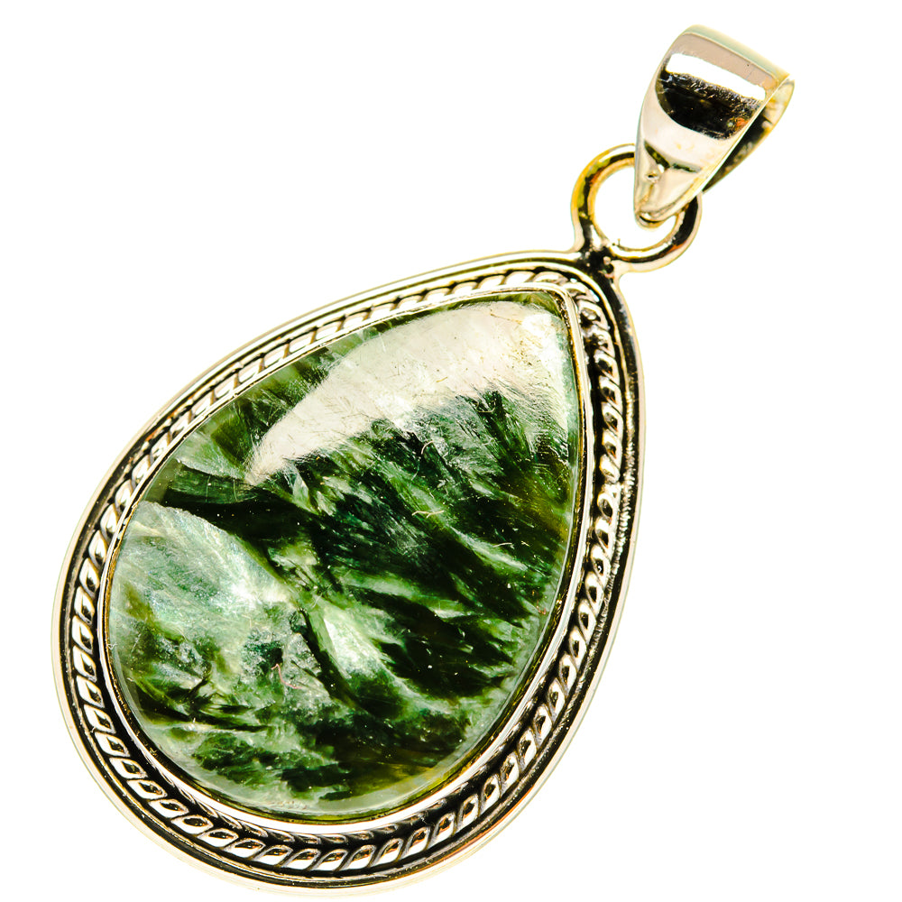 Seraphinite Pendants handcrafted by Anasilvercos - PD3165