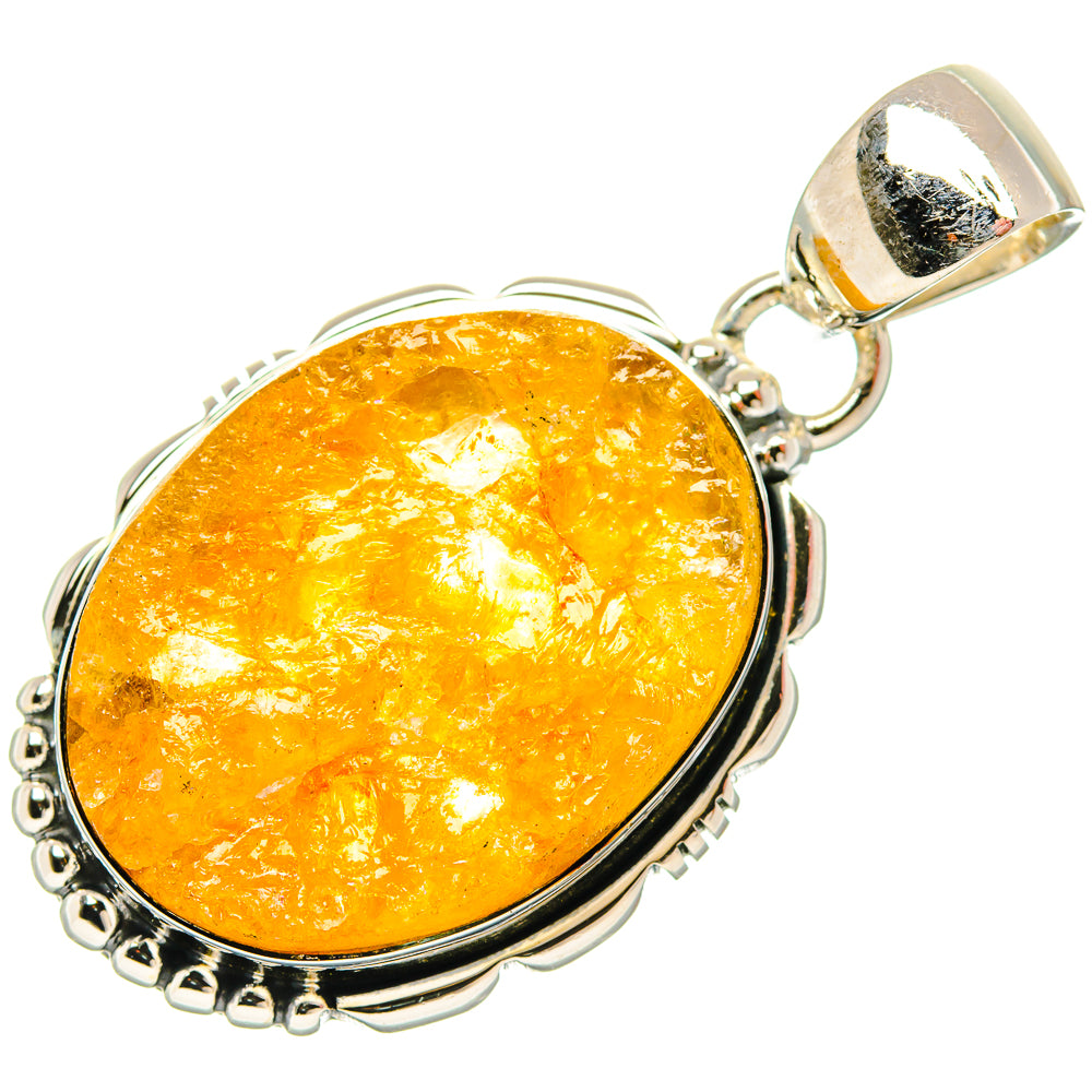 Lemon Chrysoprase Pendants handcrafted by Anasilvercos - PD31708 - Photo 2