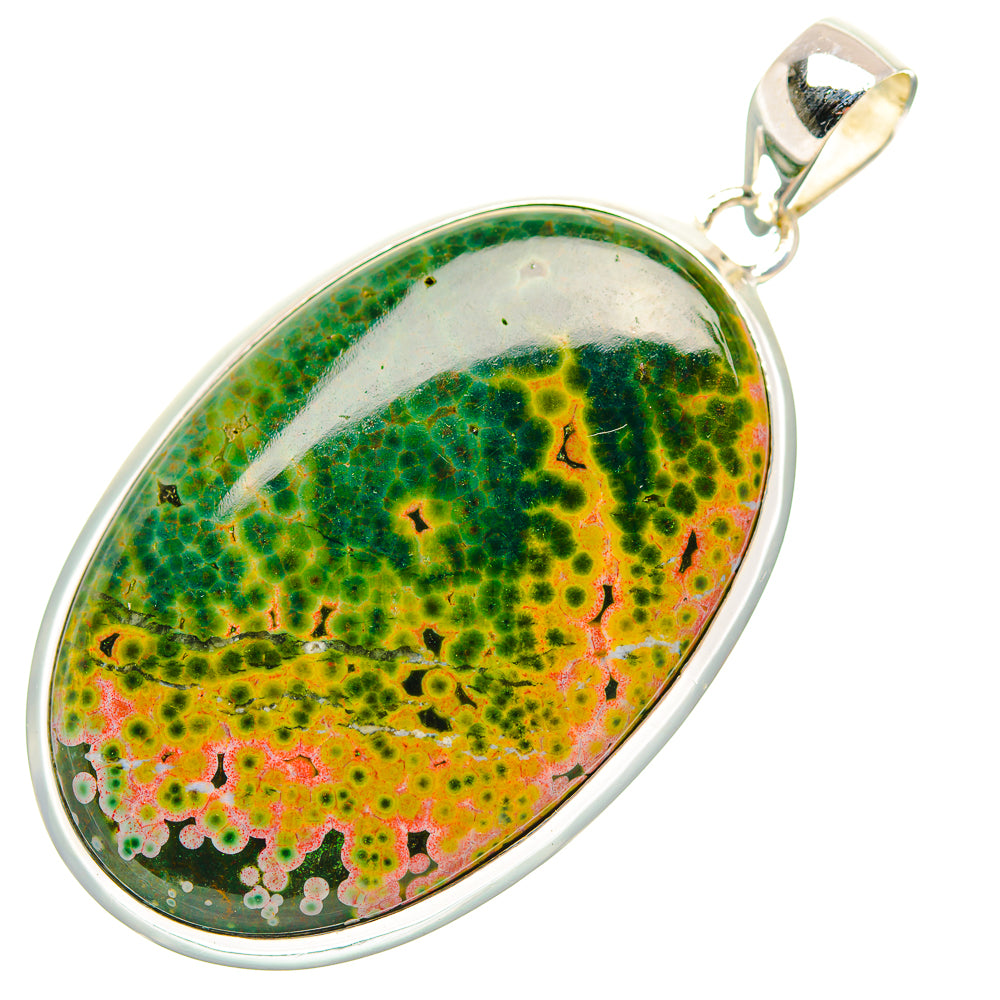 Dendritic Opal Pendants handcrafted by Anasilvercos - PD31770 - Photo 2