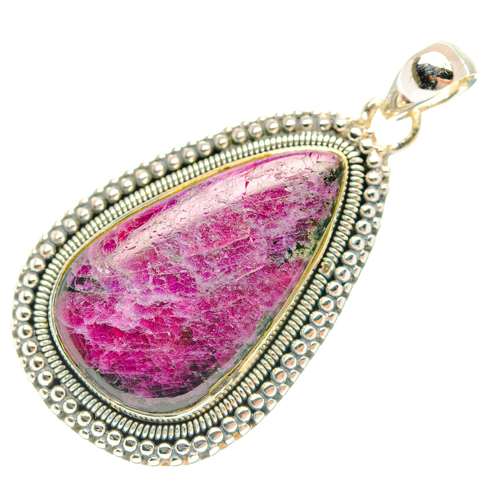 Ruby Fuchsite Pendants handcrafted by Anasilvercos - PD31853 - Photo 2