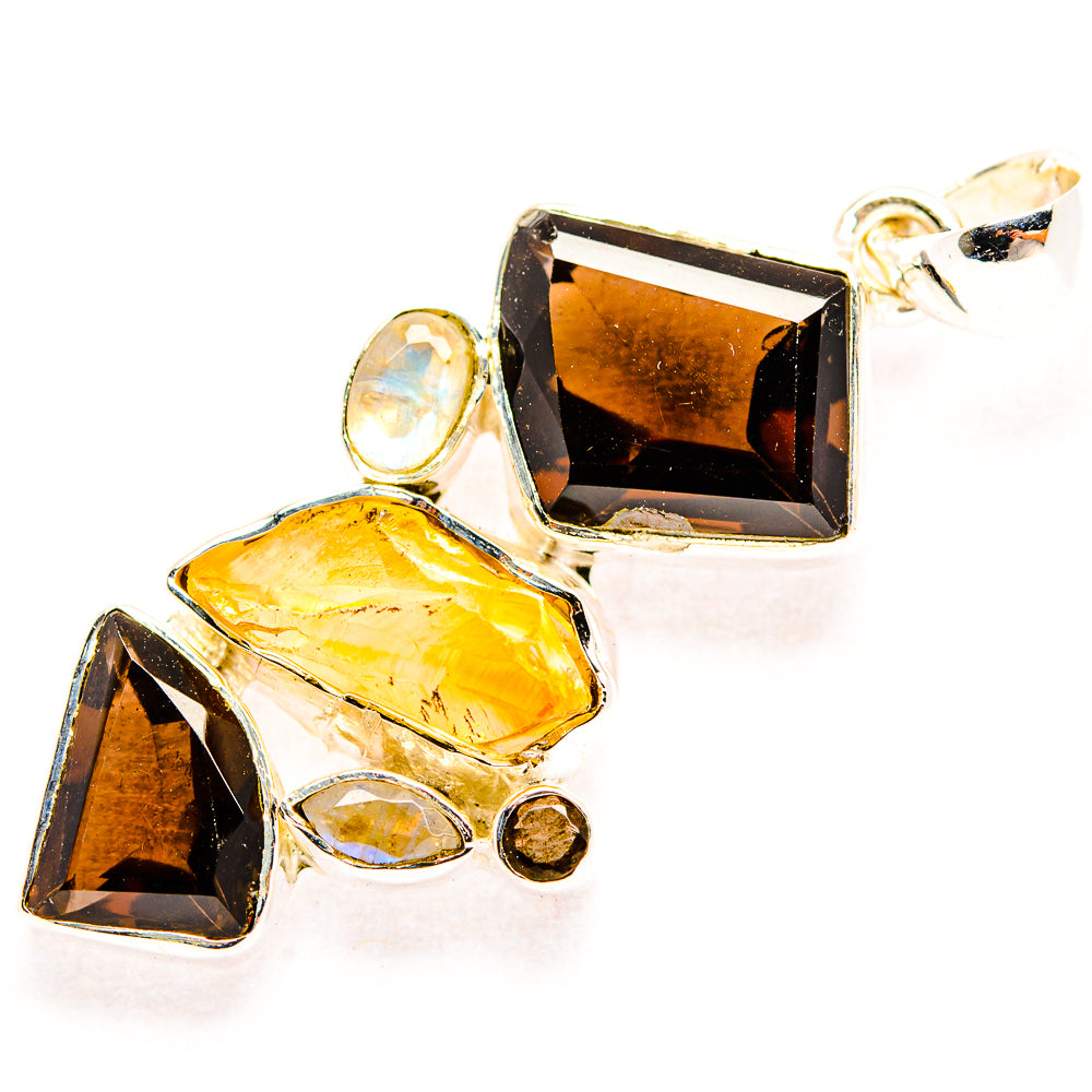 Smoky Quartz Pendants handcrafted by Anasilvercos - PD31863 - Photo 2
