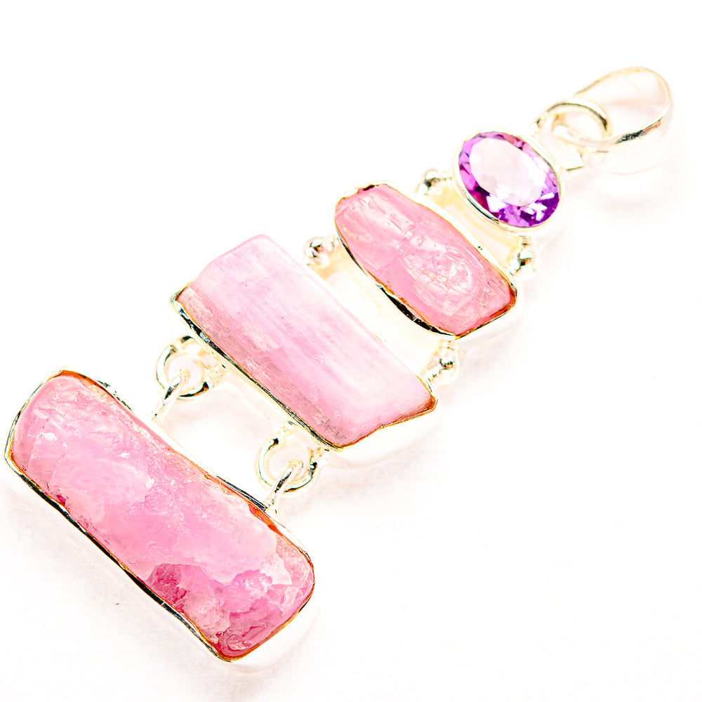 Kunzite Pendants handcrafted by Anasilvercos - PD31867 - Photo 2