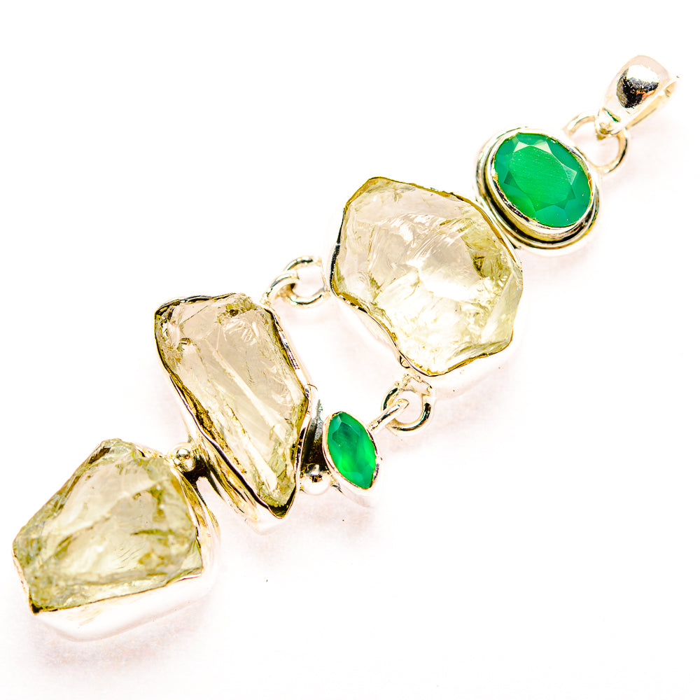Green Amethyst Pendants handcrafted by Anasilvercos - PD31869 - Photo 2