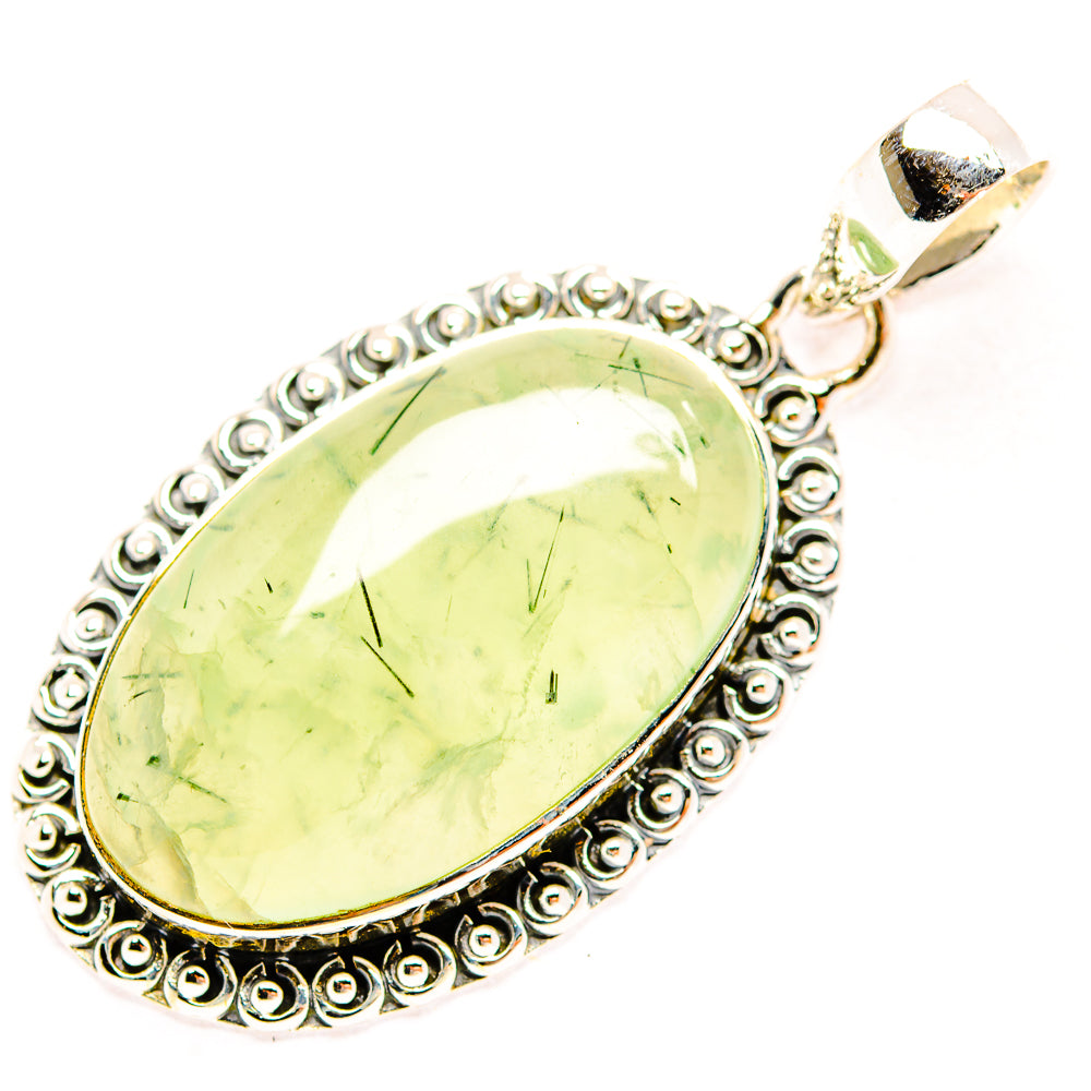 Prehnite Pendants handcrafted by Anasilvercos - PD31880 - Photo 2