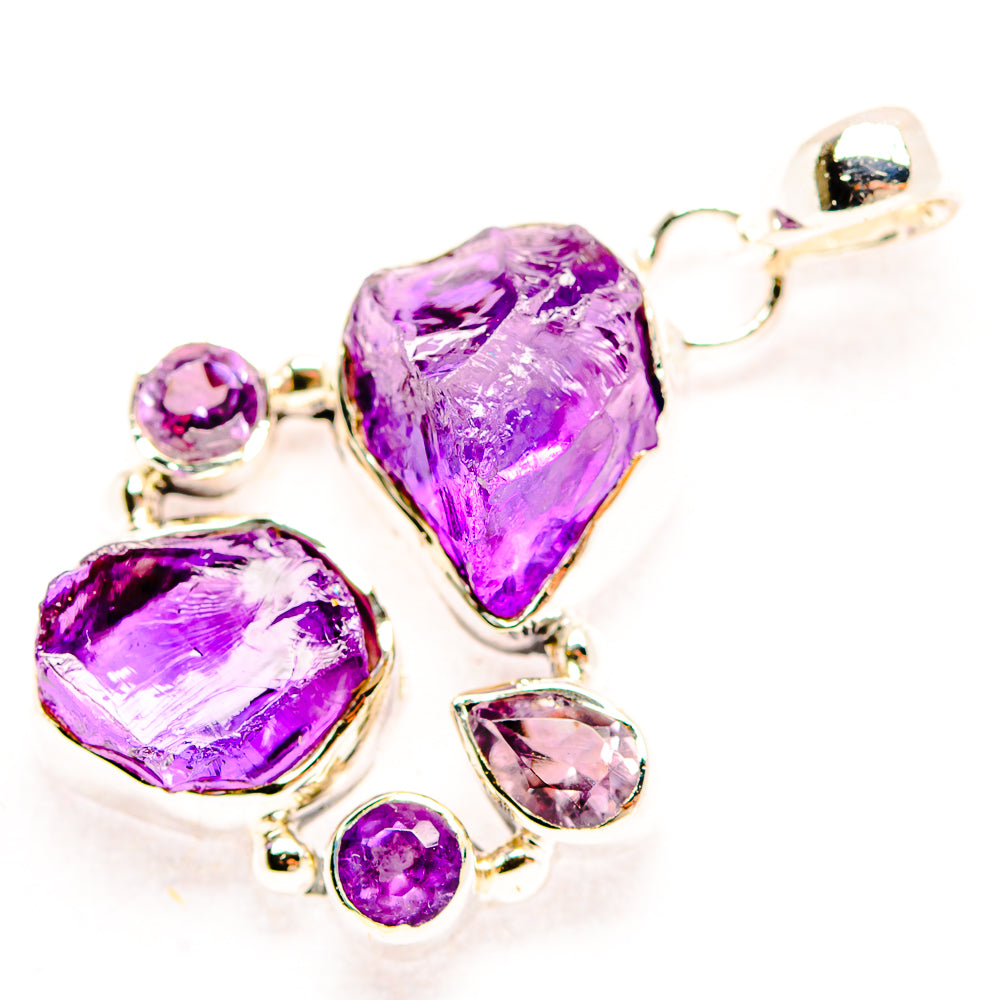 Amethyst Pendants handcrafted by Anasilvercos - PD31893 - Photo 2