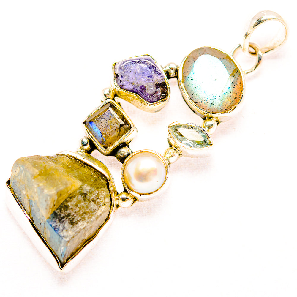 Labradorite Pendants handcrafted by Anasilvercos - PD31899 - Photo 2