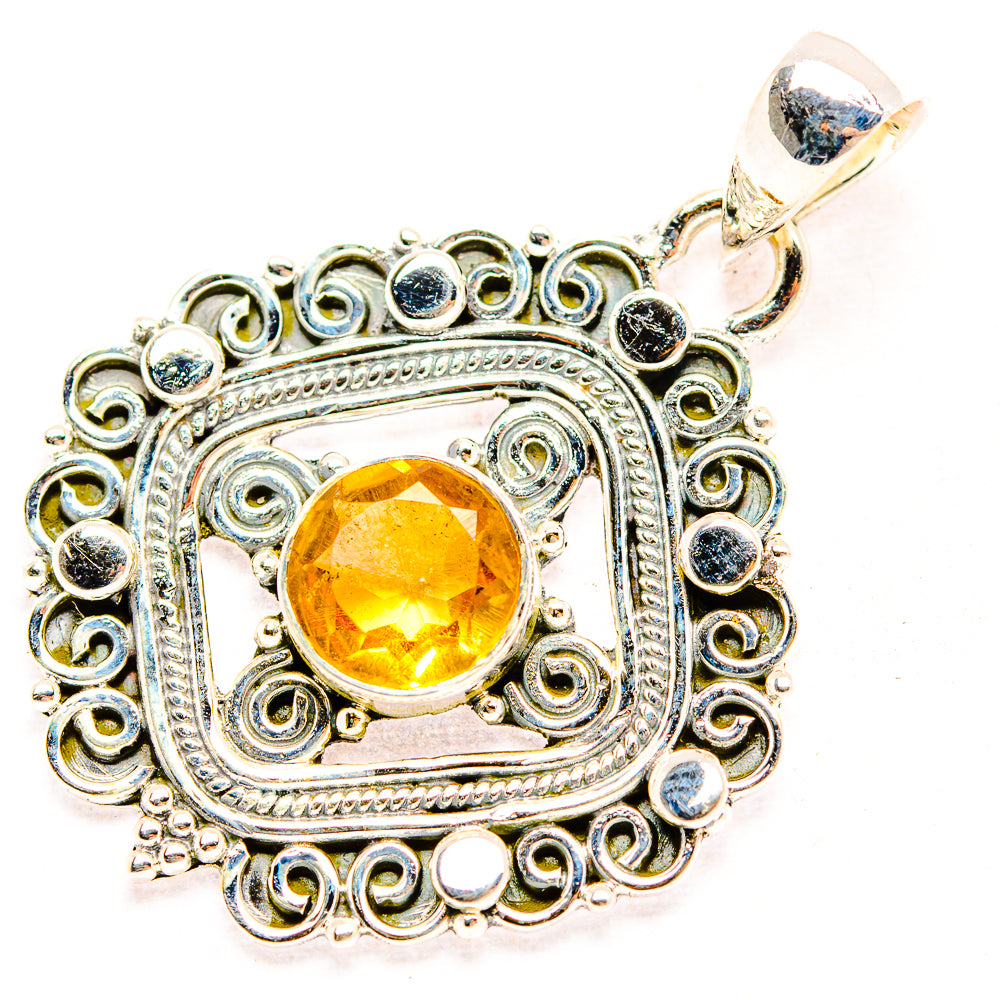 Citrine Pendants handcrafted by Anasilvercos - PD31927 - Photo 2