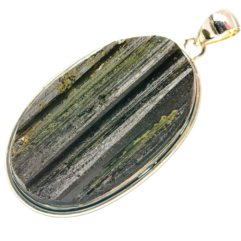 Green Tourmaline Pendants handcrafted by Anasilvercos - PD31939 - Photo 2