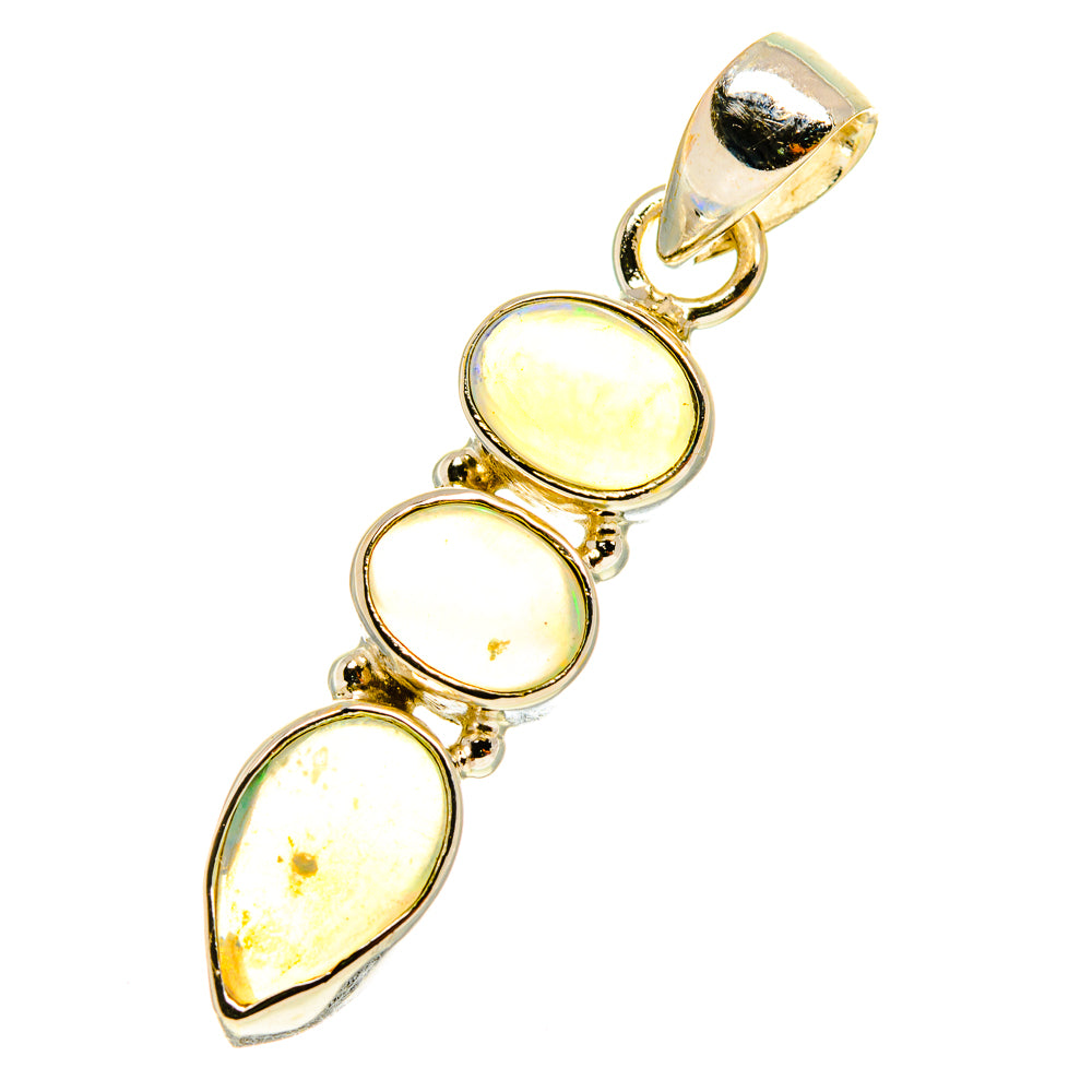 Ethiopian Opal Pendants handcrafted by Anasilvercos - PD3194