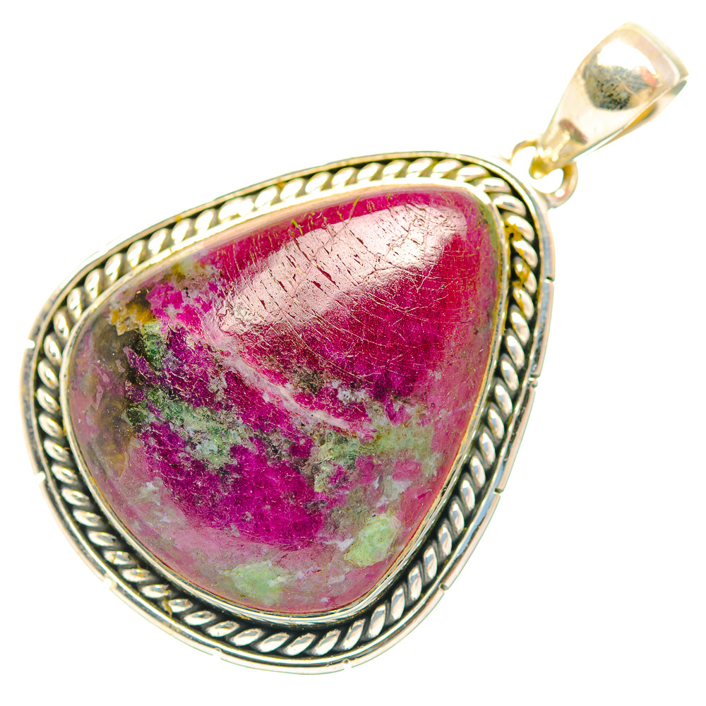 Ruby Zoisite Pendants handcrafted by Anasilvercos - PD31940 - Photo 2