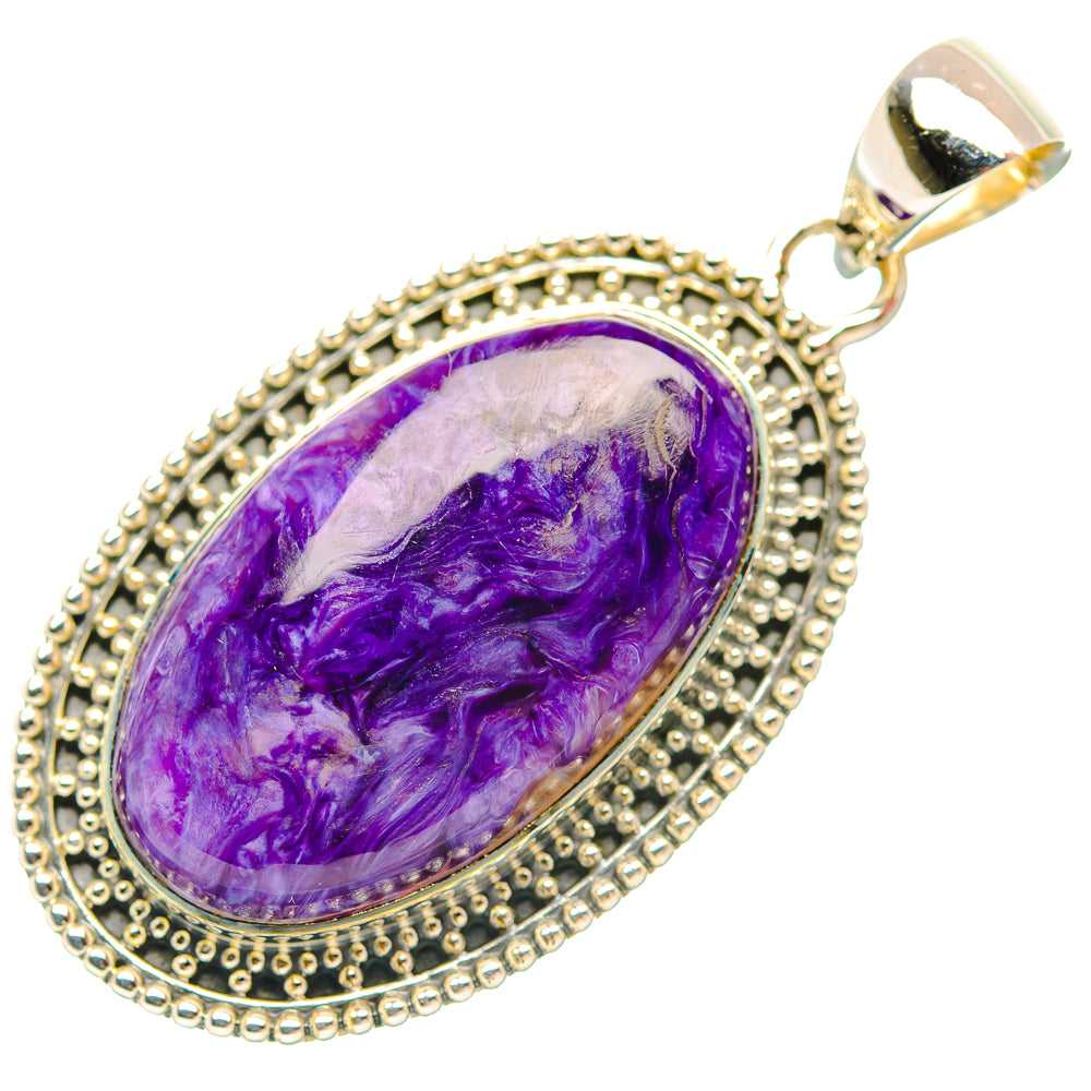 Charoite Pendants handcrafted by Anasilvercos - PD31946 - Photo 2
