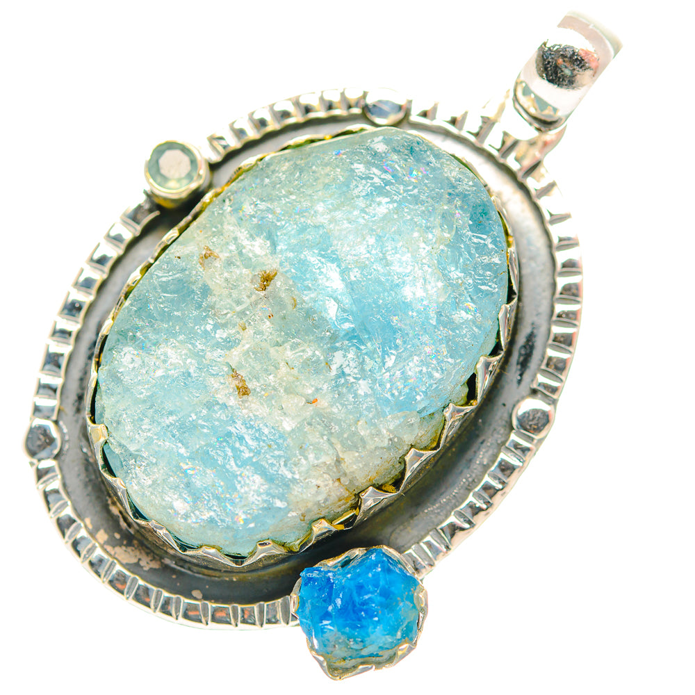 Aquamarine Pendants handcrafted by Anasilvercos - PD31949 - Photo 2