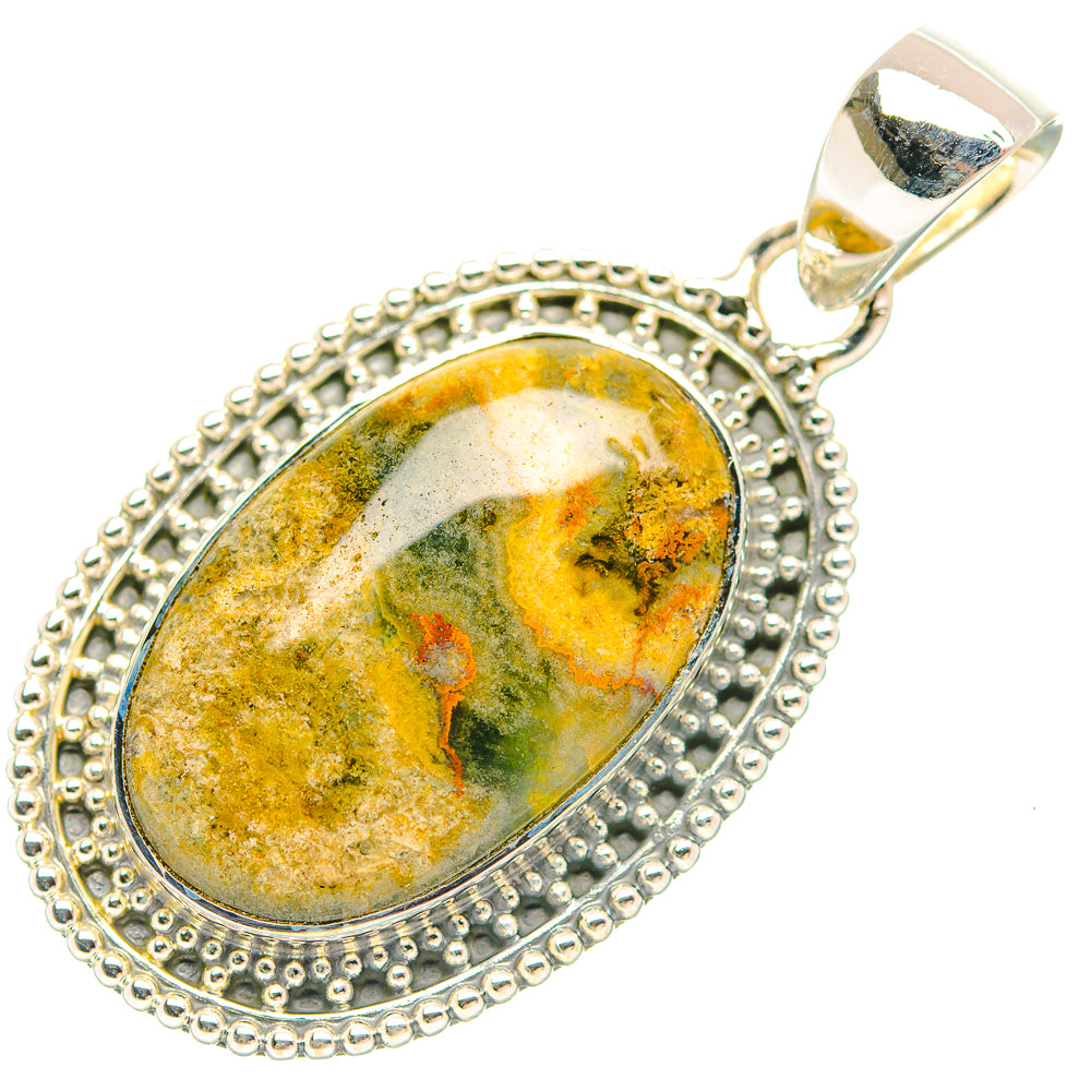 Ocean Jasper Pendants handcrafted by Anasilvercos - PD31960 - Photo 2