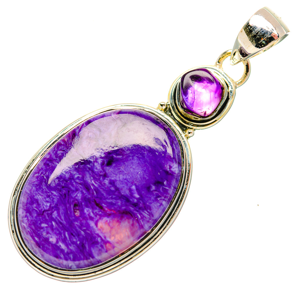 Charoite Pendants handcrafted by Anasilvercos - PD31993 - Photo 2