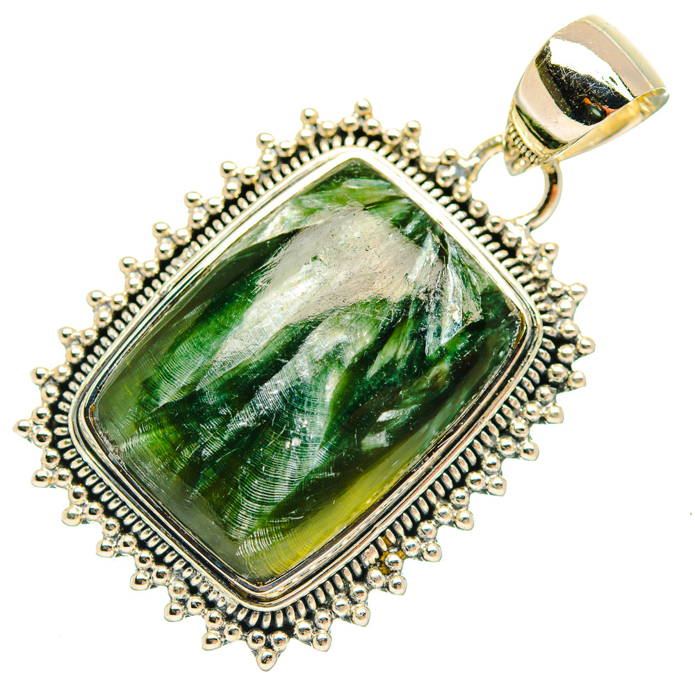 Seraphinite Pendants handcrafted by Anasilvercos - PD31996 - Photo 2