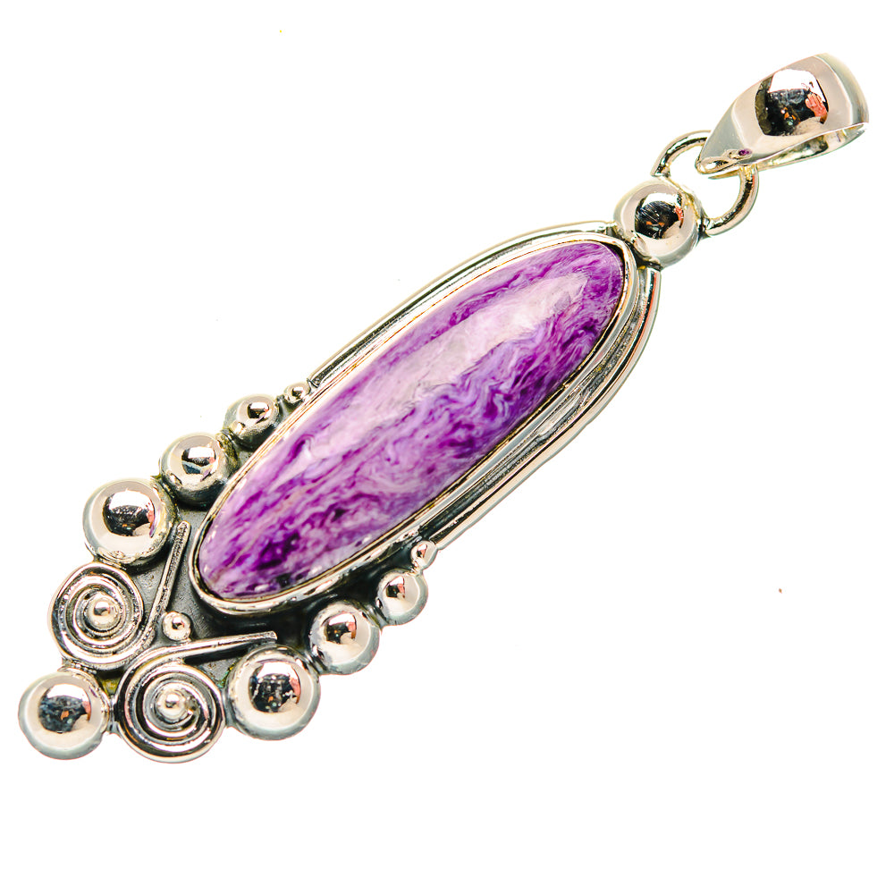 Charoite Pendants handcrafted by Anasilvercos - PD32002 - Photo 2
