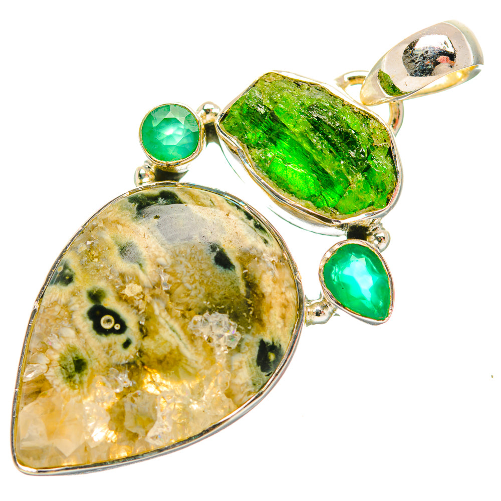 Ocean Jasper Pendants handcrafted by Anasilvercos - PD32009 - Photo 2
