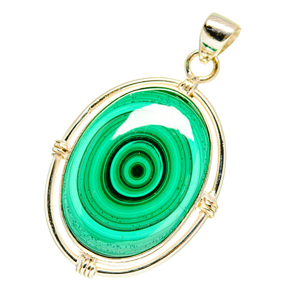 Malachite Pendants handcrafted by Anasilvercos - PD3201