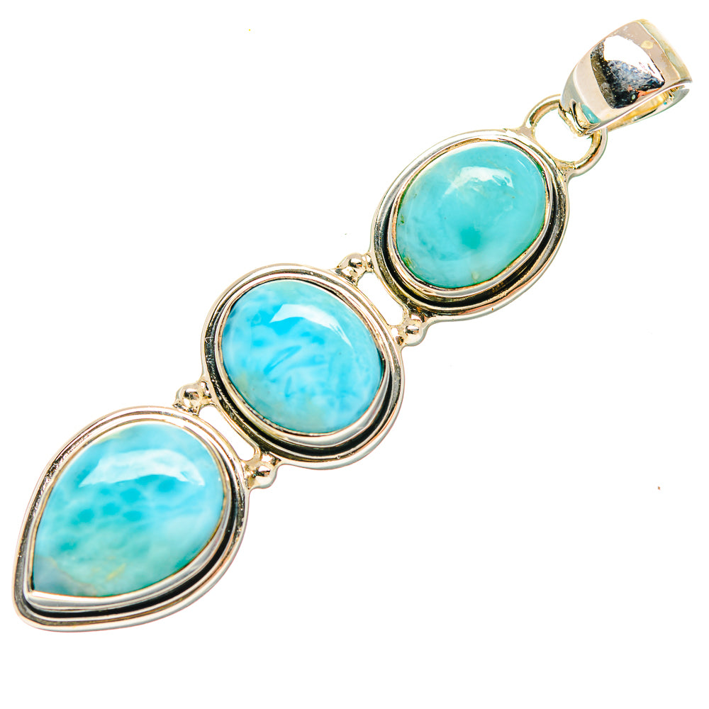 Larimar Pendants handcrafted by Anasilvercos - PD32010 - Photo 2