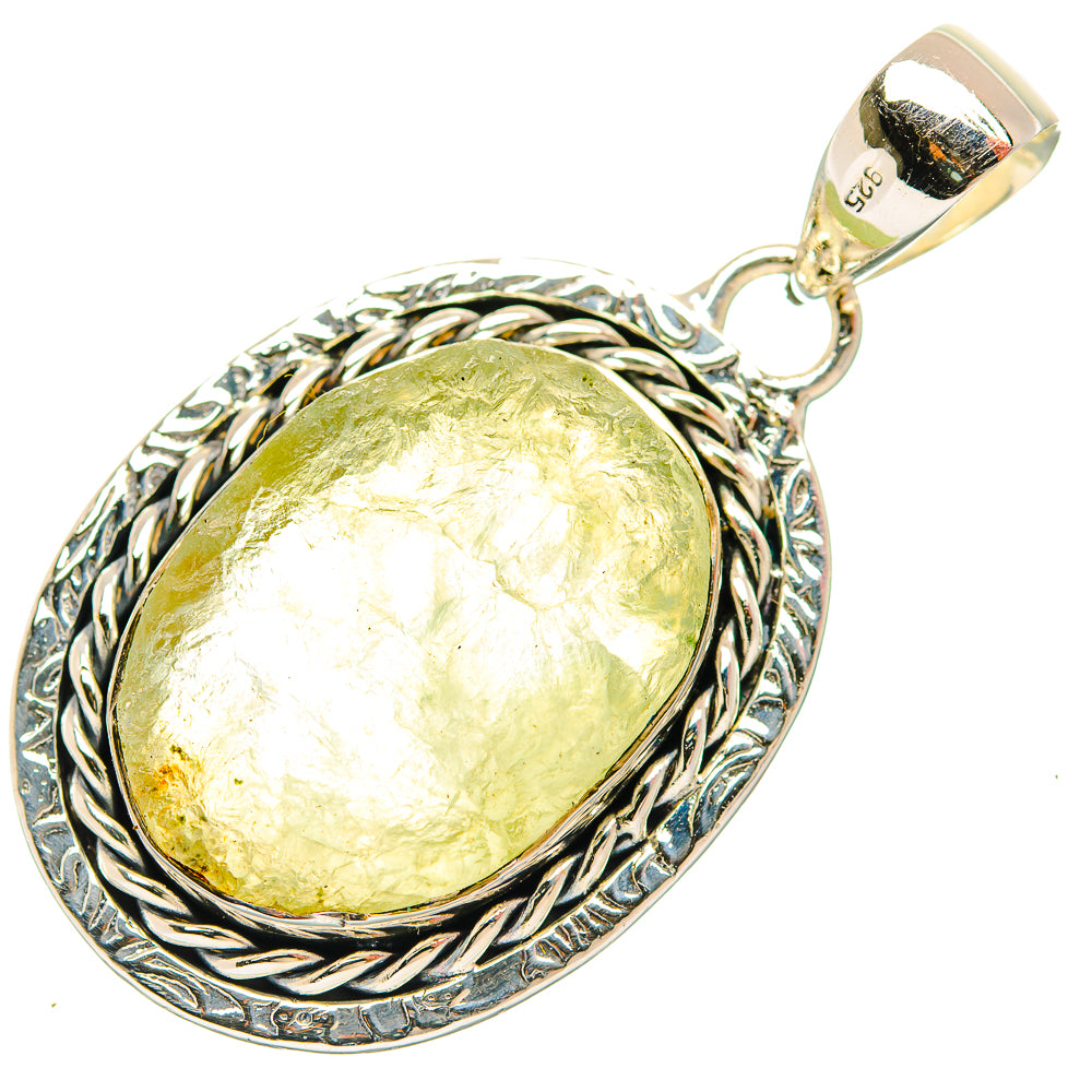 Prehnite Pendants handcrafted by Anasilvercos - PD32017 - Photo 2