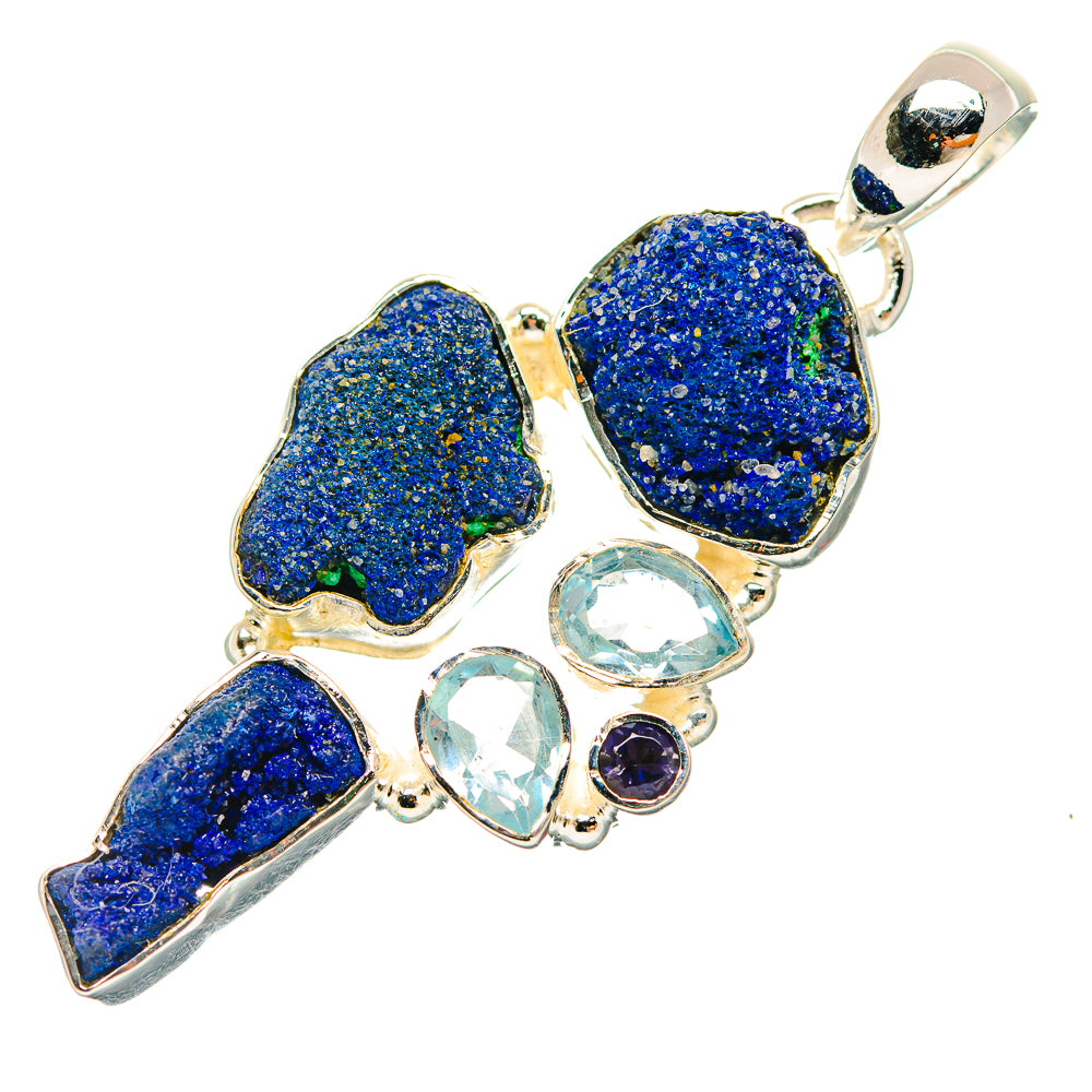 Azurite Pendants handcrafted by Anasilvercos - PD32031 - Photo 2