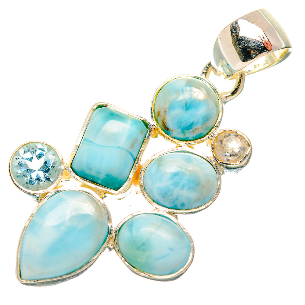 Larimar Pendants handcrafted by Anasilvercos - PD32049 - Photo 2