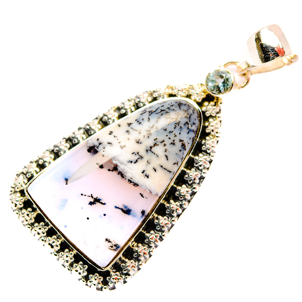 Dendritic Opal Pendants handcrafted by Anasilvercos - PD32055 - Photo 2