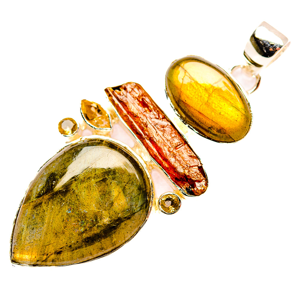 Labradorite Pendants handcrafted by Anasilvercos - PD32062 - Photo 2