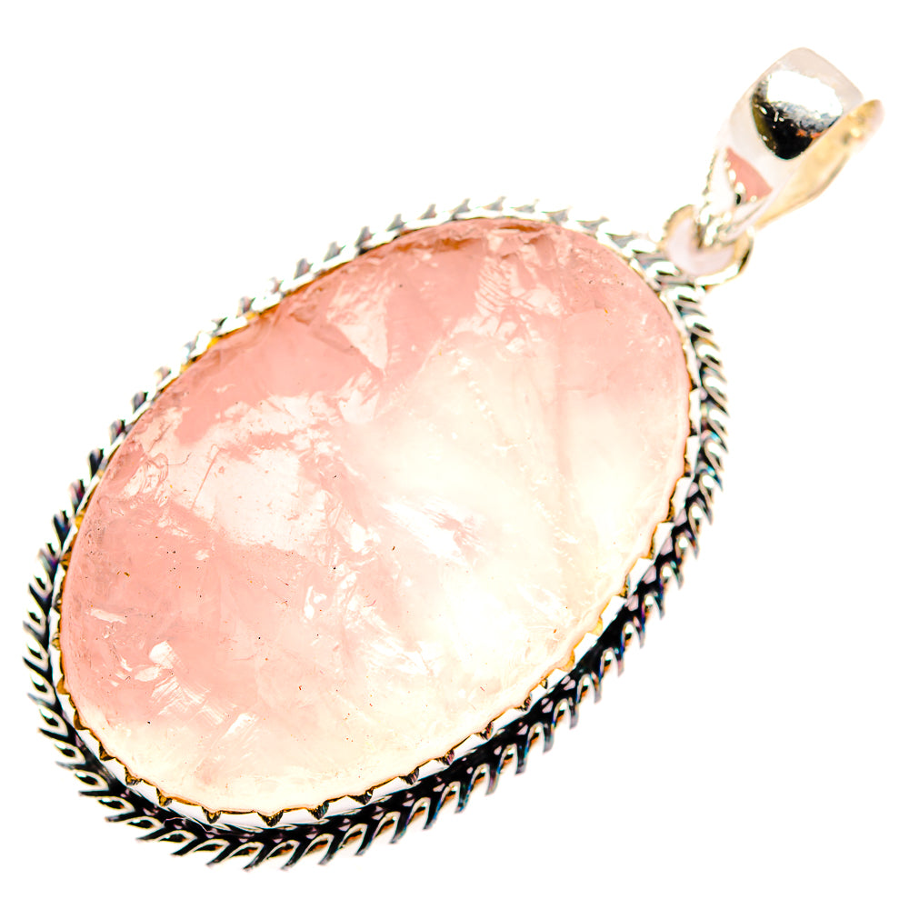 Rose Quartz Pendants handcrafted by Anasilvercos - PD32070 - Photo 2