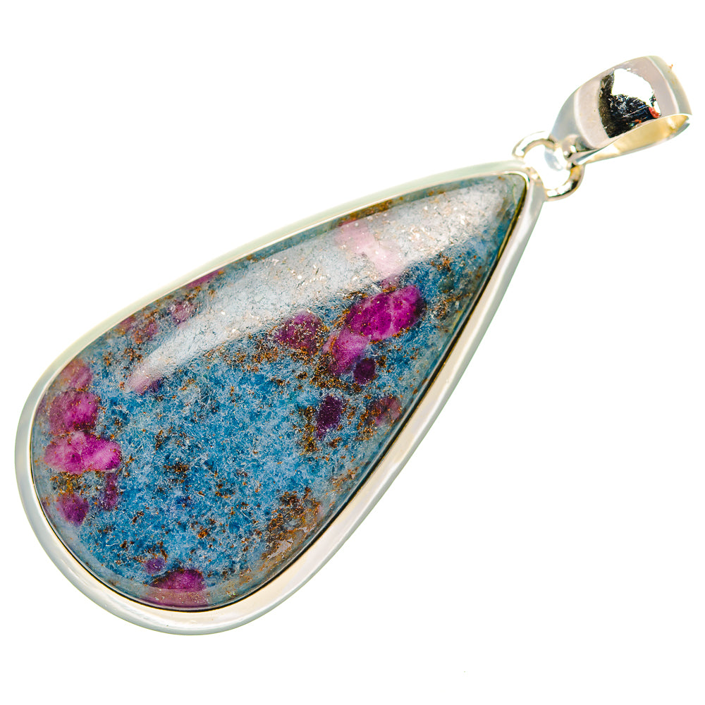 Ruby Fuchsite Pendants handcrafted by Anasilvercos - PD32074 - Photo 2