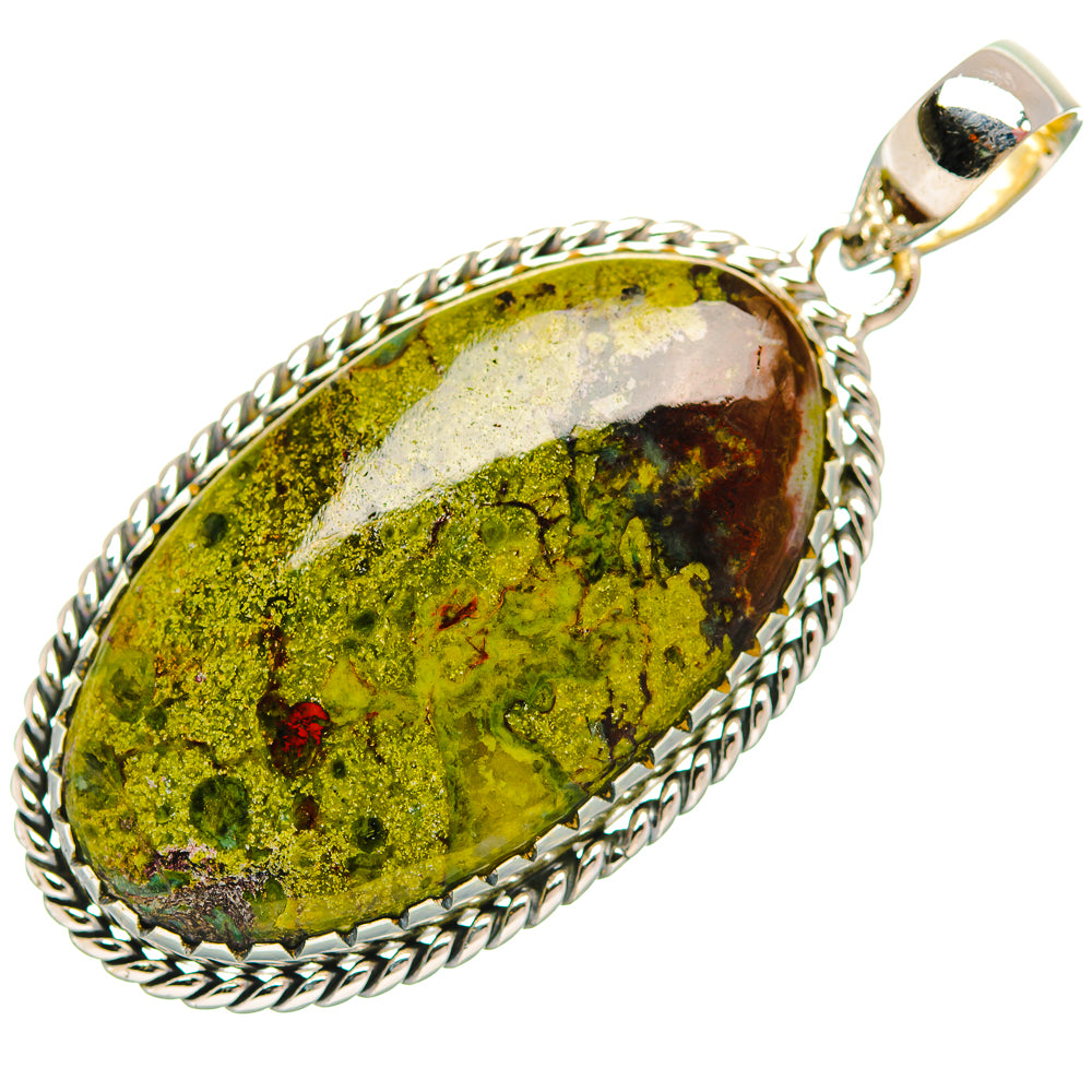 Dragon's Blood Stone Pendants handcrafted by Anasilvercos - PD32078 - Photo 2