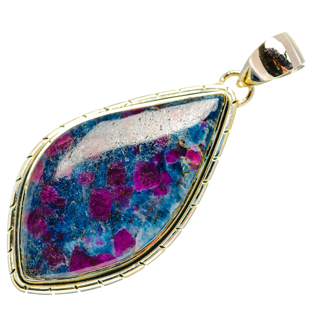 Ruby Fuchsite Pendants handcrafted by Anasilvercos - PD32082 - Photo 2