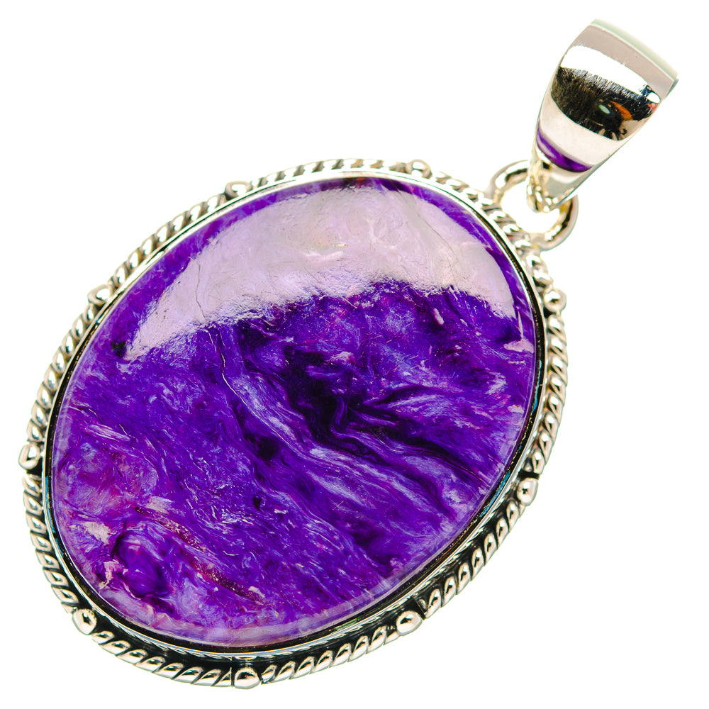 Charoite Pendants handcrafted by Anasilvercos - PD32083 - Photo 2