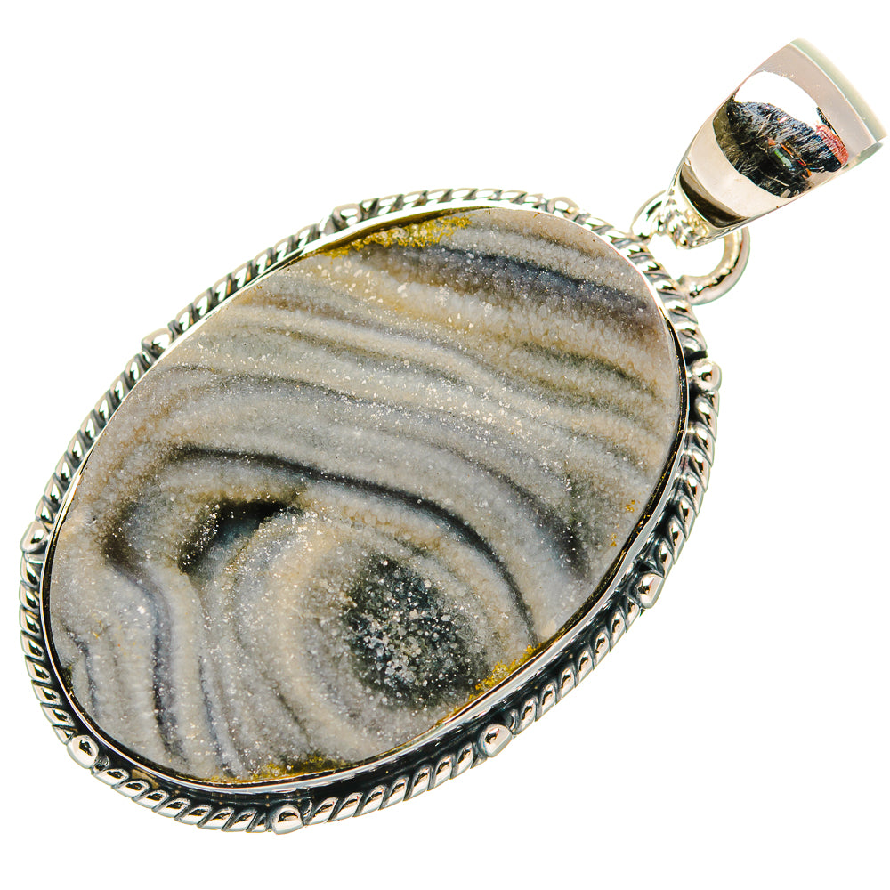 Desert Druzy Pendants handcrafted by Anasilvercos - PD32101 - Photo 2