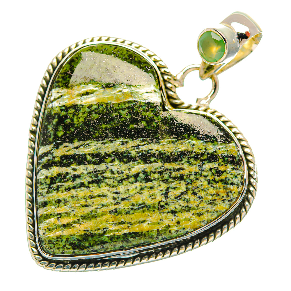 Green Swiss Opal Pendants handcrafted by Anasilvercos - PD32106 - Photo 2