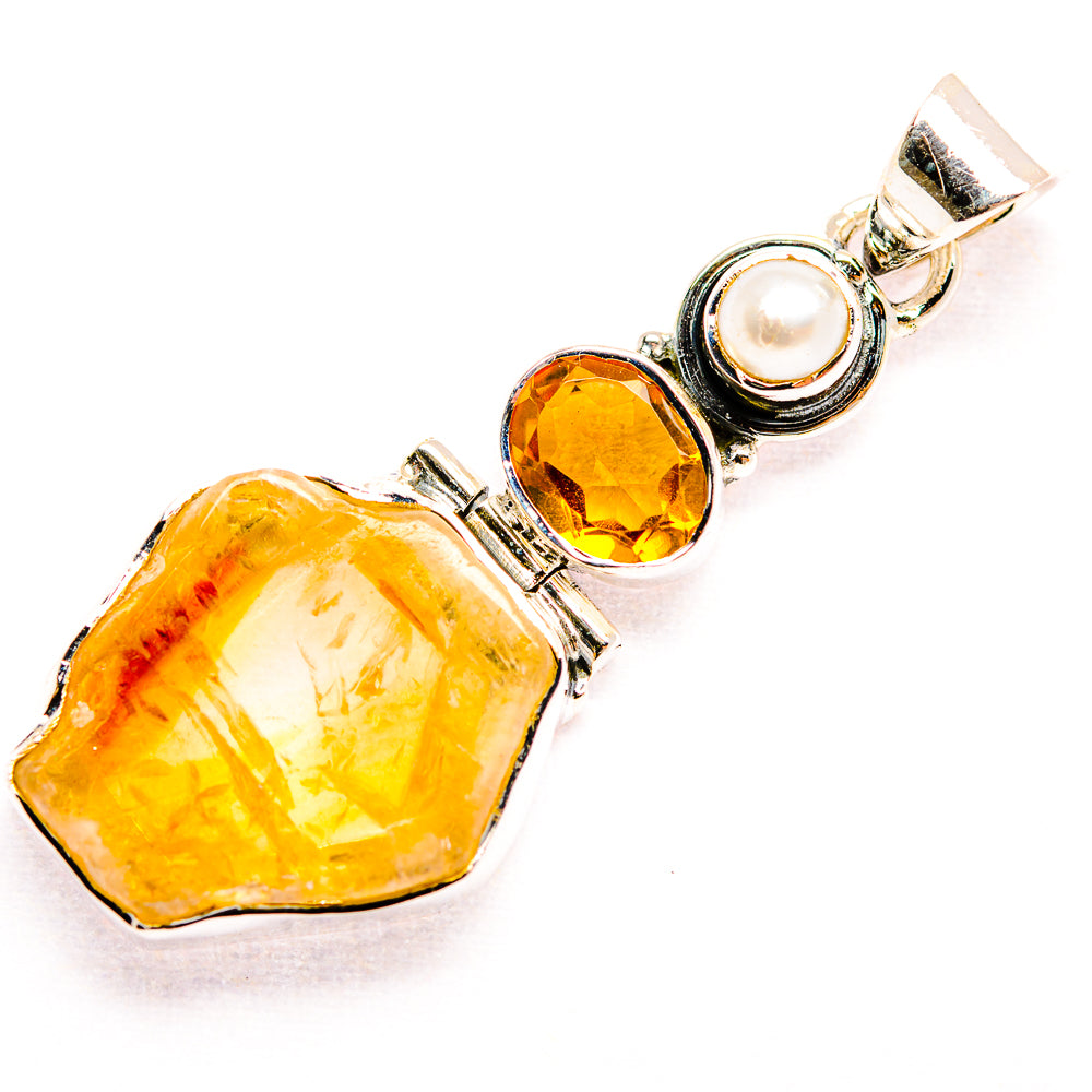 Citrine Pendants handcrafted by Anasilvercos - PD32131 - Photo 2