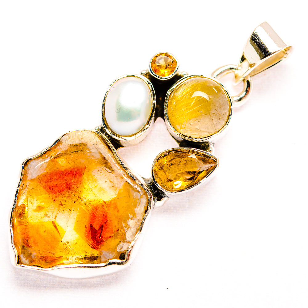 Citrine Pendants handcrafted by Anasilvercos - PD32132 - Photo 2