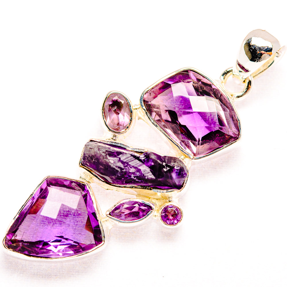 Amethyst Pendants handcrafted by Anasilvercos - PD32133 - Photo 2