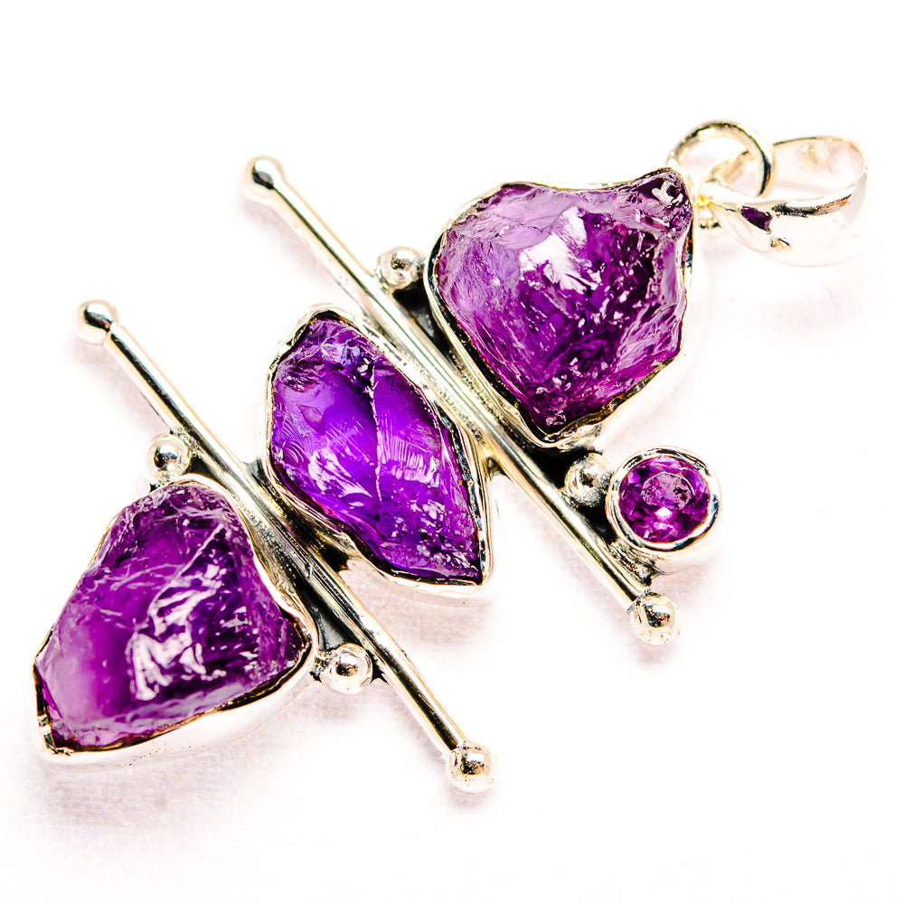 Amethyst Pendants handcrafted by Anasilvercos - PD32135 - Photo 2