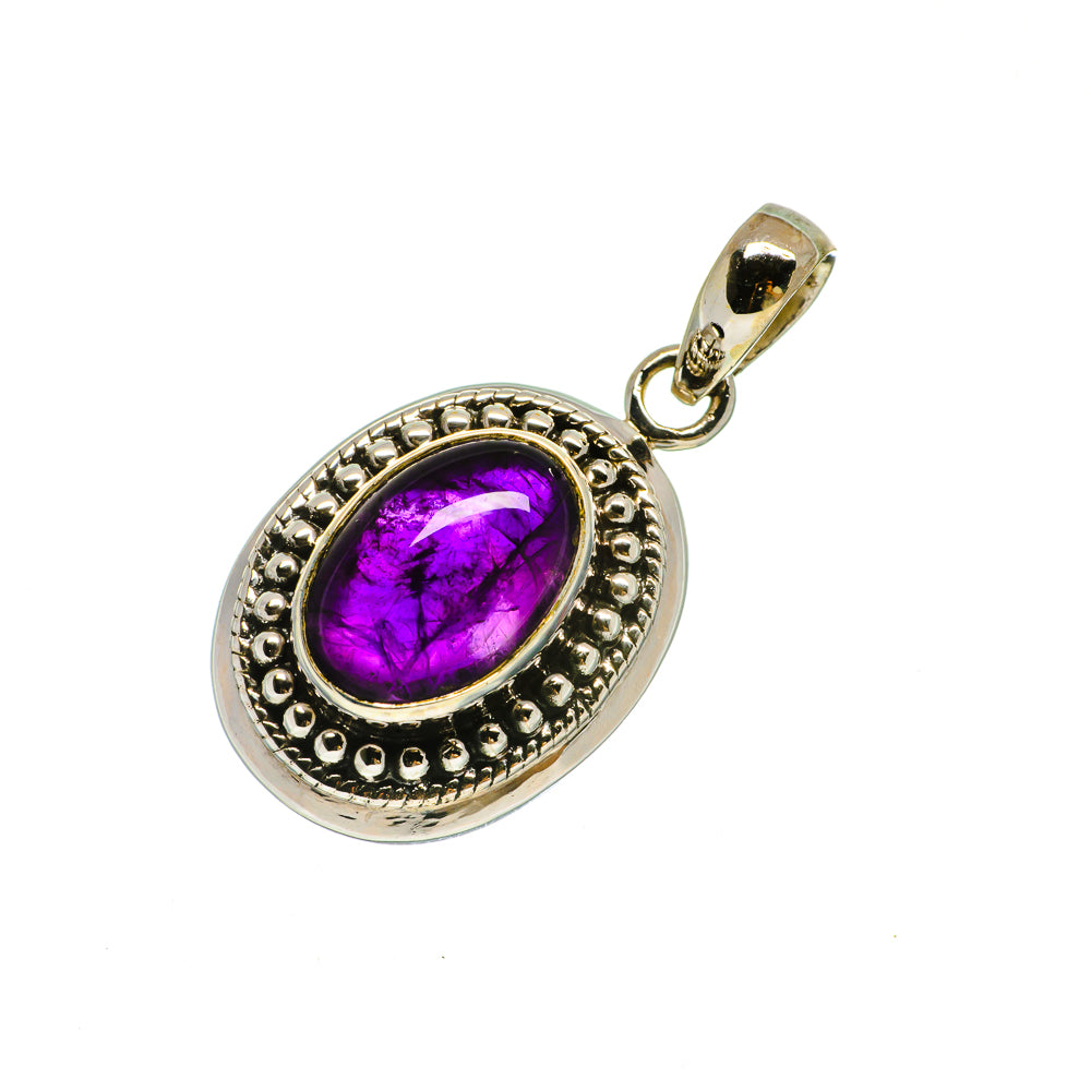 Amethyst Pendants handcrafted by Anasilvercos - PD731379